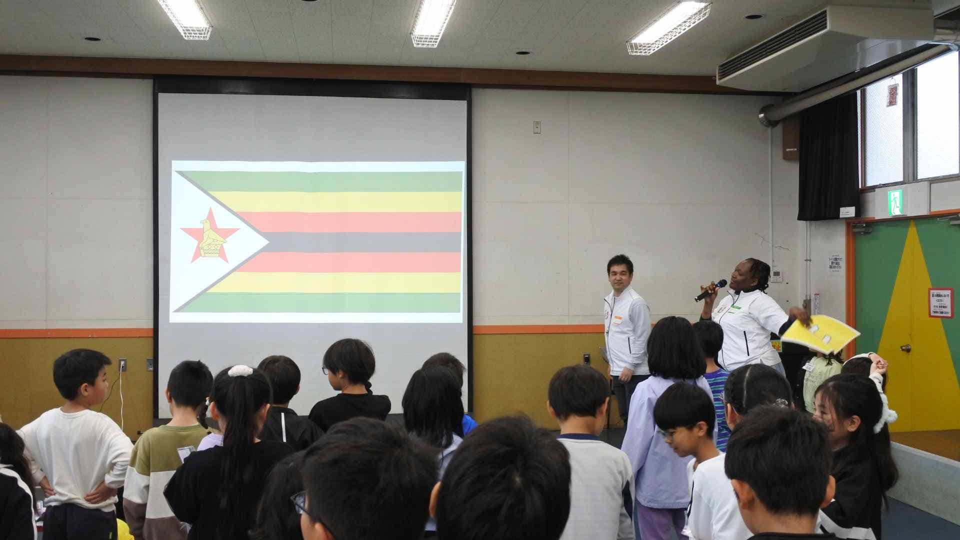 Supporters taking part in an activity