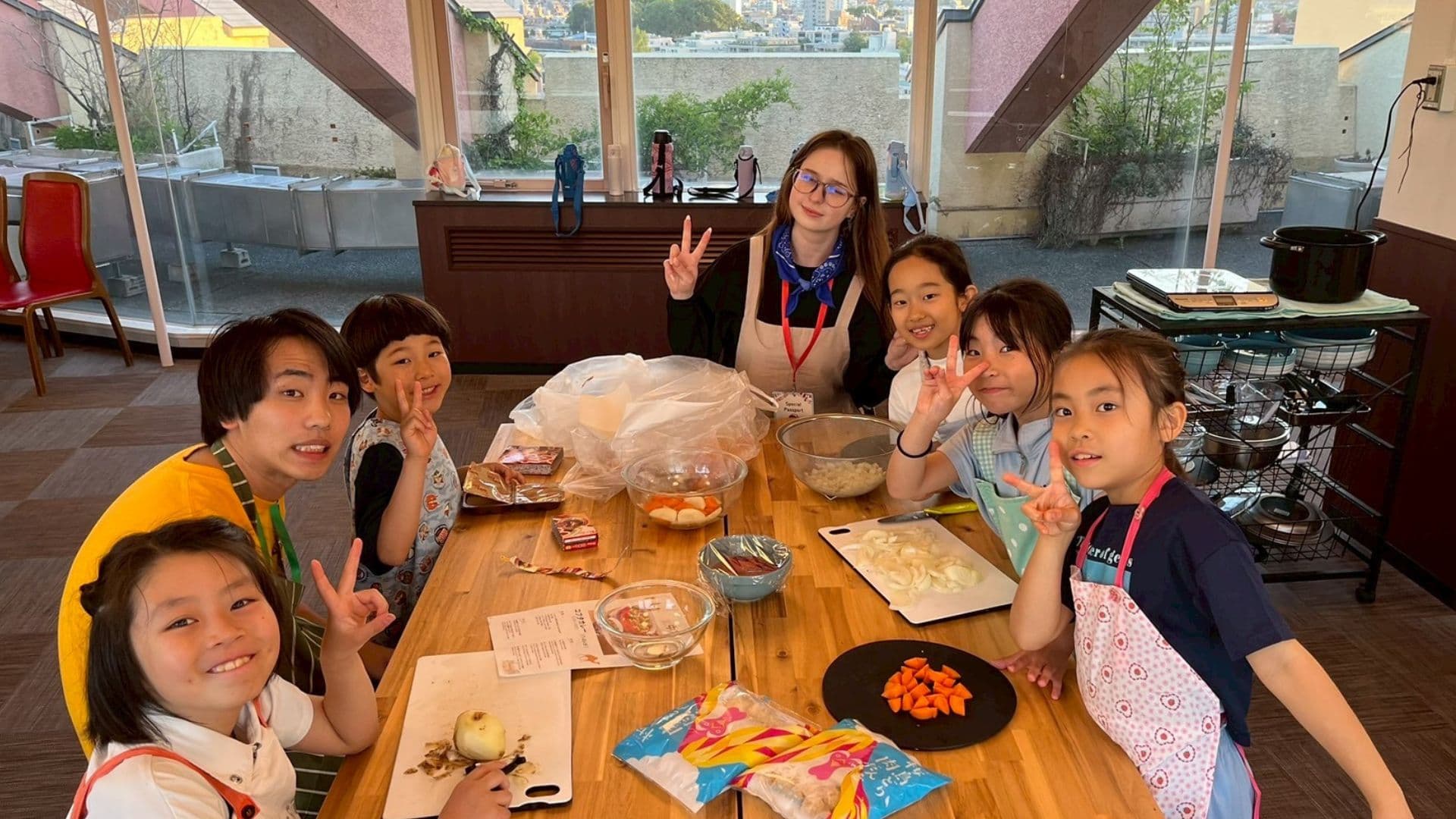 An international exchange summer camp